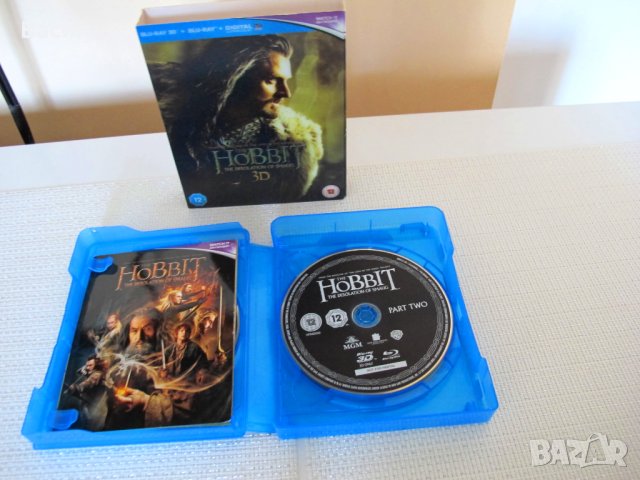 Hobbit Trilogy 3D + 2D Blu Ray 12 диска за колекционери, снимка 17 - Blu-Ray филми - 43801317