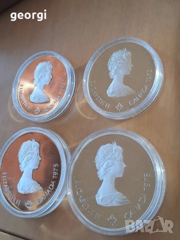 колекционерски сребърни монети от Олимпиадата в Монреал 1976г., снимка 7 - Нумизматика и бонистика - 49853911