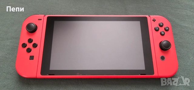 Nintendo Switch - Mario Red & Blue (SPECIAL EDITION) +128GB карта, снимка 2 - Nintendo конзоли - 52985156