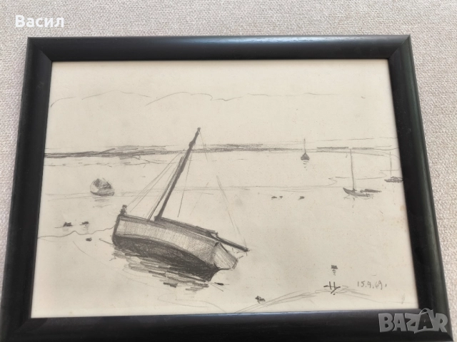 рисунка лодка, снимка 4 - Картини - 51548098