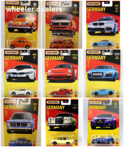 Метални колички Matchbox Collectors Moving Parts Convoys Working Rigs Best of Germany, снимка 8 - Колекции - 30393409