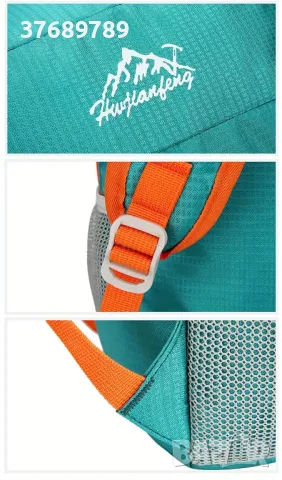 Водоустойчива ултралека раница - сгъваема!, снимка 9 - Раници - 48522686