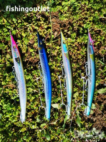 Морски воблер "морска игла" GHT , 18.5sm,60gr. 4 модела, снимка 7 - Такъми - 36284540