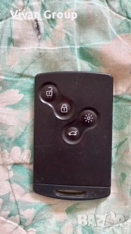 Карта ключ за автомобил Renault, снимка 2 - Части - 47887574