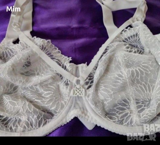 Prima Donna 85 E Снежно бял дантелен сутиен , снимка 3 - Бельо - 50588495