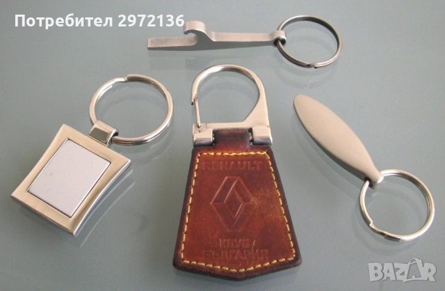 Ключодържатели кожа неръждаема стомана