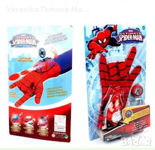 Ръкавица с изстрелвачка на Спайдърмен