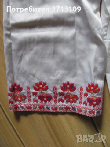 Винтидж риза за носия, ръчна бродерия, фолк арт, снимка 5 - Антикварни и старинни предмети - 51421389