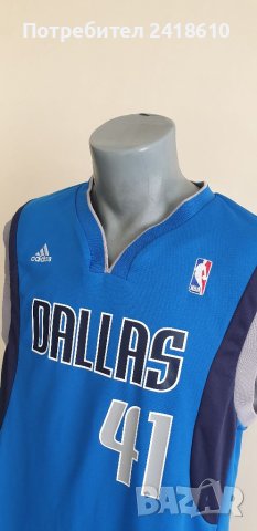 Adidas NBA DALLAS Mavericks  #41 NOWITZKI Mens Size M НОВО! ОРИГИНАЛ! МЪЖКИ ПОТНИК!, снимка 10 - Спортни дрехи, екипи - 40681664