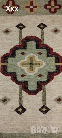 Ръчно тъкана вълнена пътека.Антика за ценители., снимка 4 - Пътеки - 53056265