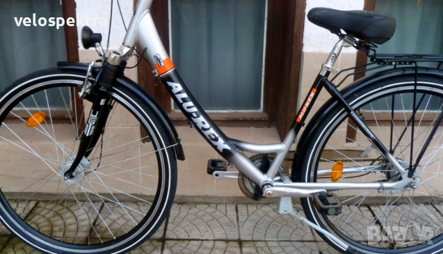 АЛУРЕКС ! 28 цола капли ! Алуминиев- елегантен ! СРАМ 7 Германия!, снимка 5 - Велосипеди - 52710193