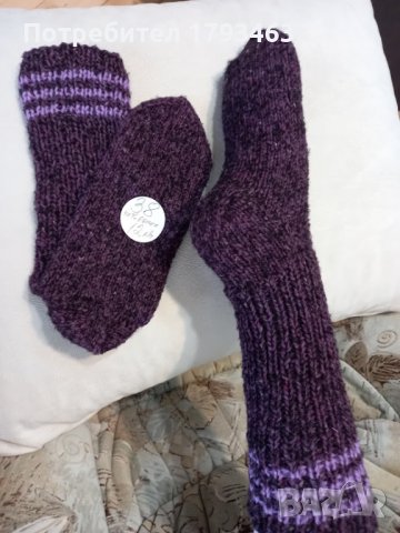 Ръчно плетени дамски чорапи размер 38