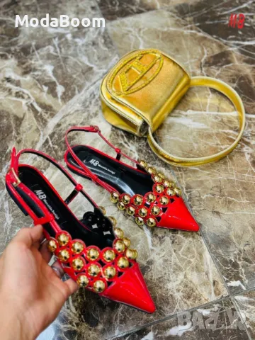 Дамски обувки на ток + чанта Различни цветове , снимка 2 - Чанти - 48854608