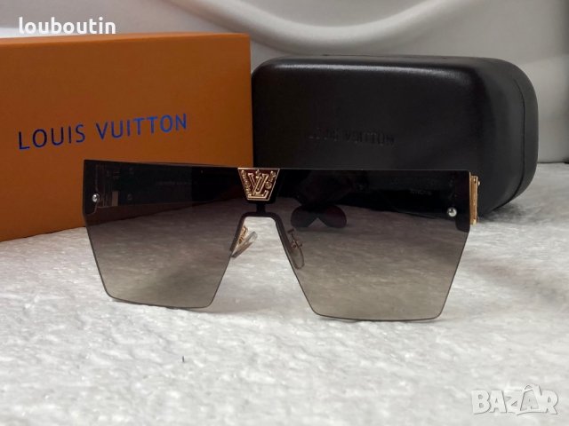 Louis Vuitton 2023 висок клас мъжки слънчеви очила маска, снимка 6 - Слънчеви и диоптрични очила - 38998534