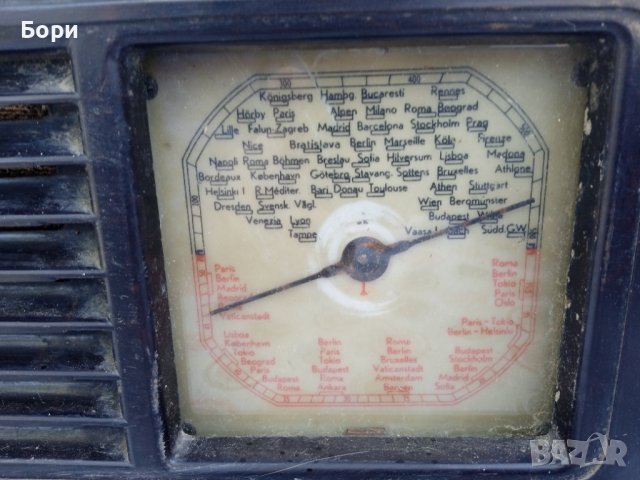 LORENZ super 10 A 1941г. бакелитово радио, снимка 5 - Радиокасетофони, транзистори - 38806368