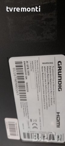 оригинална стойка X37T8408 телевизор Grundig модел 40 GFB 5900, снимка 6 - Части и Платки - 36597817