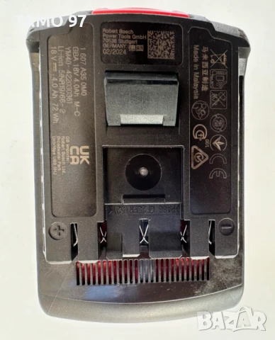 BOSCH GBA 18V 4.0Ah - Акумулаторна батерия 18V 4.0Ah AMP Share 2024г., снимка 4 - Други инструменти - 51234027