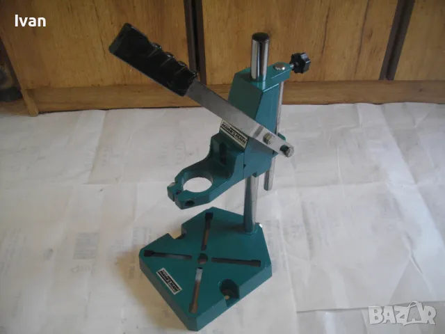 MANESMANN НОВА ОЛЕКОТЕНА АЛУМИНИЕВА ПРОФЕСИОНАЛНА НЕМСКА СТОЙКА ЗА БОРМАШИНА 2,0кг/работен ход 65мм