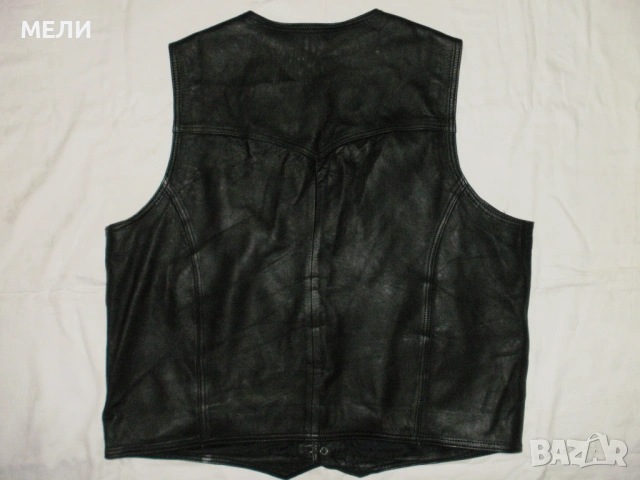 мъжки елек естествена кожа 56(2XL), снимка 9 - Сака - 53476204