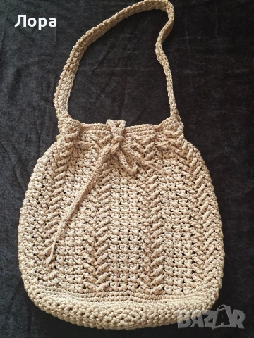 Дамска плетена чанта , снимка 5 - Чанти - 53590267