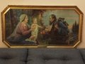 Винтидж картина,икона Светото семейство, Исус, Мария и Йосиф. , снимка 10