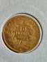 10 франка 1857 год., император Наполеон III, злато 3.22 гр., проба 900/1000 (21.60 карата), снимка 1 - Нумизматика и бонистика - 44893317