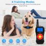 Нов Водоустойчив нашийник каишка за кучета против лай USB зареждане , снимка 7