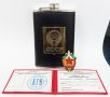 Комплект манерка СССР + удостоверение КГБ + значка КГБ., снимка 3