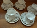 5 тройни сета за чай от финала костен порцелан, произведен от  Elizabethan, снимка 5