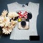 Тениска с Мики Маус и Инстаграм, Instagram, снимка 1 - Тениски - 26812131