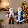 Декоративен дядо Коледа с пайети – Стилен акцент за всеки дом, снимка 6