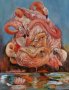 "Фламинга",картина, 65/50 см, снимка 1 - Картини - 36094226
