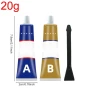Професионален епоксиден метален клей RV Sealants – 2x20g за ремонт на метал, радиатори и рамки, снимка 2