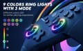 NYXI Chaos Switch Pro безжичен контролер/RGB LED подсветка-Nintendo Switch/Lite/OLED,програмируем, снимка 8