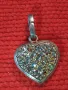 СТАР ФИН СРЕБЪРЕН ПЕНДАНТ СЪРЧИЦЕ СРЕБРО ВИСОКА ПРОБА ИНКРУСТИРАН с БЛЕСТЯЩИ ЦИРКОНИ 48596, снимка 9