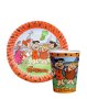 Семейство Флинстоун Flintstones 8 бр картонени чаши парти рожден ден, снимка 2