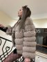 Дамско палто от Естествен косъм-ЛИСИЦА, снимка 4