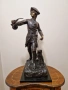 Превъзходна антикварна френска бронзова фигура статуетка пластика , снимка 1