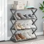 Етажерка за обувки на 4 нива, снимка 3