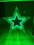 Акрилна петолъчна звезда 50 см.,5W, снимка 4