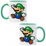 Чаша Super Mario Luigi Paper,Керамична Чаша, Кафе Чай, Игра,Изненада,Подарък,Повод,Празник,Рожден Де, снимка 2