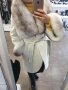 Дамско луксозно палто кашмир вълна лисица код 107
