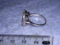 ИЗУМИТЕЛЕН СКЪПОЦЕНЕН СРЕБЪРЕН АРТ ПРЪСТЕН РОДИРАНО СРЕБРО 925 с ИСКРЯЩ ЛАБОРАТОРЕТ МОЙСАНИТ 33200, снимка 11