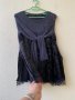 Дамска блестяща блуза с кадифе - М / Л, снимка 1 - Корсети, бюстиета, топове - 43359454