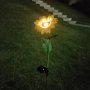 Соларна лампа слънчоглед Solar Sunflower Lamp, снимка 6