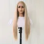 Елегантна права руса перука с дантела 13x4 лейс фронт LACE FRONT, снимка 5