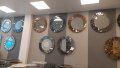 3д огледален стенен часовник тип елеганс-класик.Клас А полирано, огледално стъкло с основа от мдф. Е, снимка 11