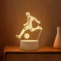 Холограмна 3D LED лампа-Футболист, снимка 8