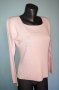 Елегантна еластична блуза в бледо розово / унисайз, снимка 1 - Блузи с дълъг ръкав и пуловери - 28259939