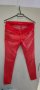Дамски червени дънки, снимка 3